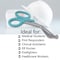 A2Z Scilab Trauma Shears 12/Pack Non-Stick 7.25 First Aid EMT Stainless Steel Utility Scissors Teal Handle A2Z-ZR875 - alternate 7